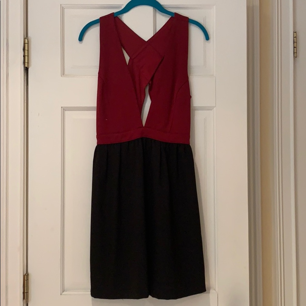Sparkle & Fade color block dress